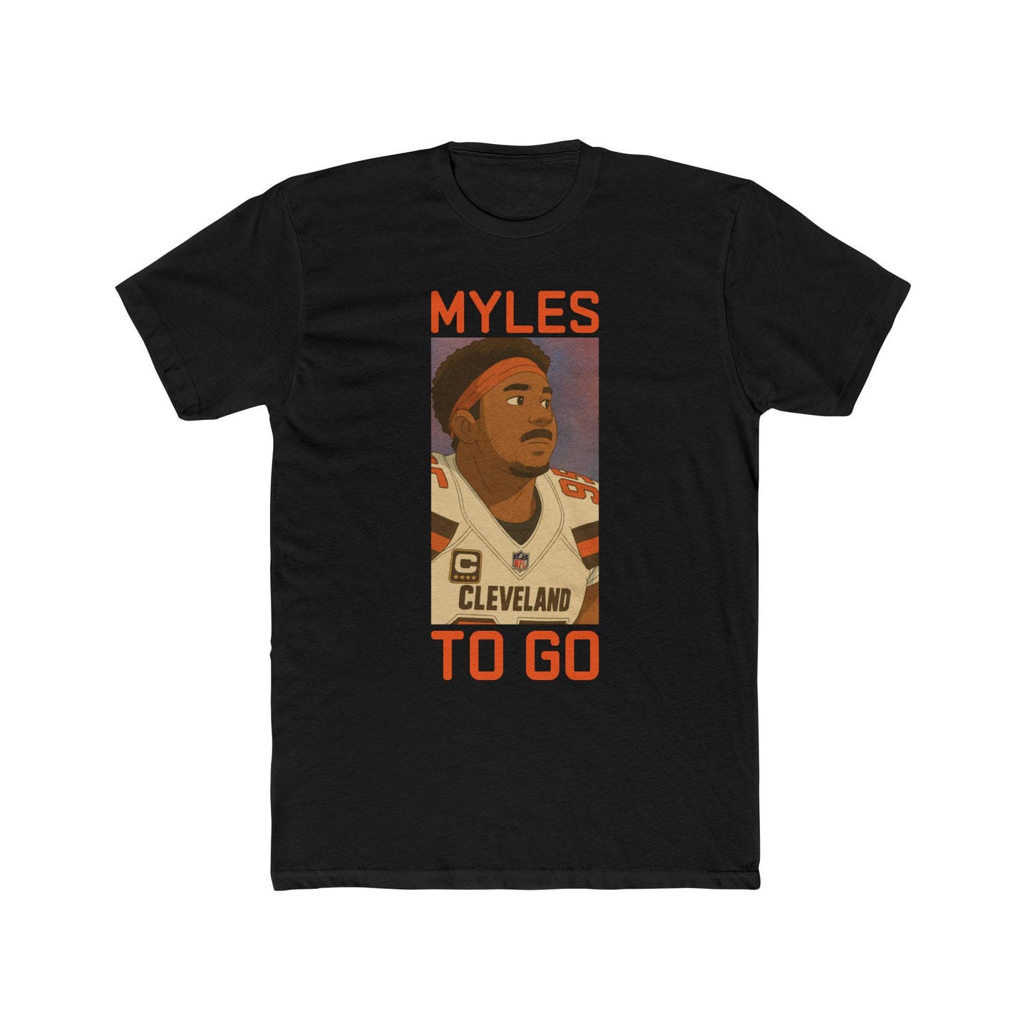 Anime Football 'Myles To Go' Cotton Crew Tee