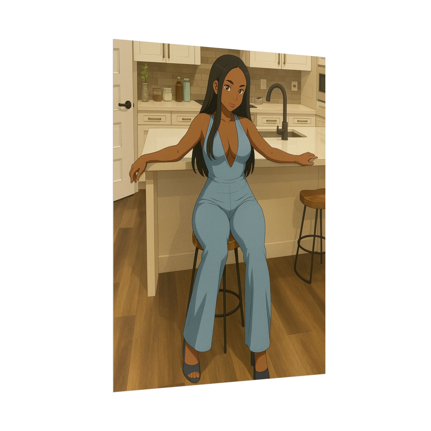 Loco Fits Anime Girls 'Kitchen Snack' Poster