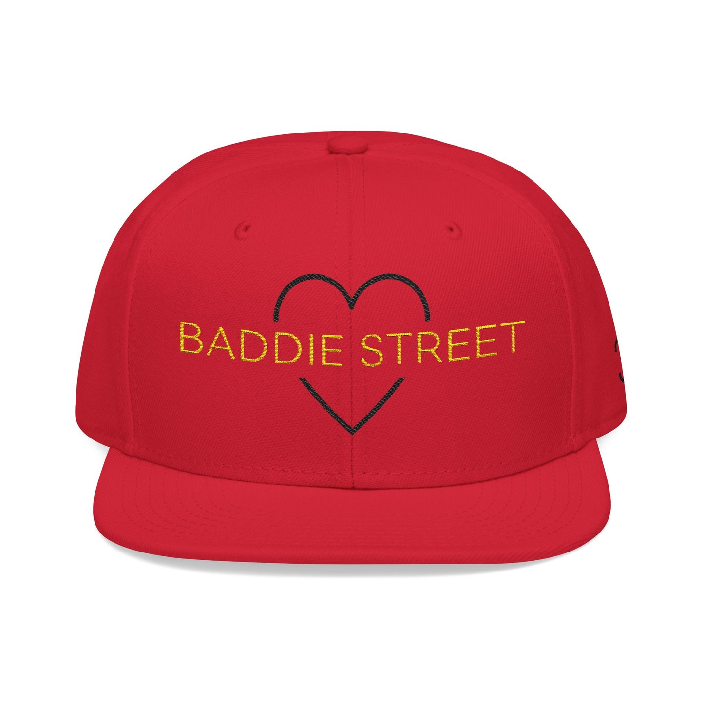 Red "Baddie Street" #30 Classy Heart Alt. Snapback