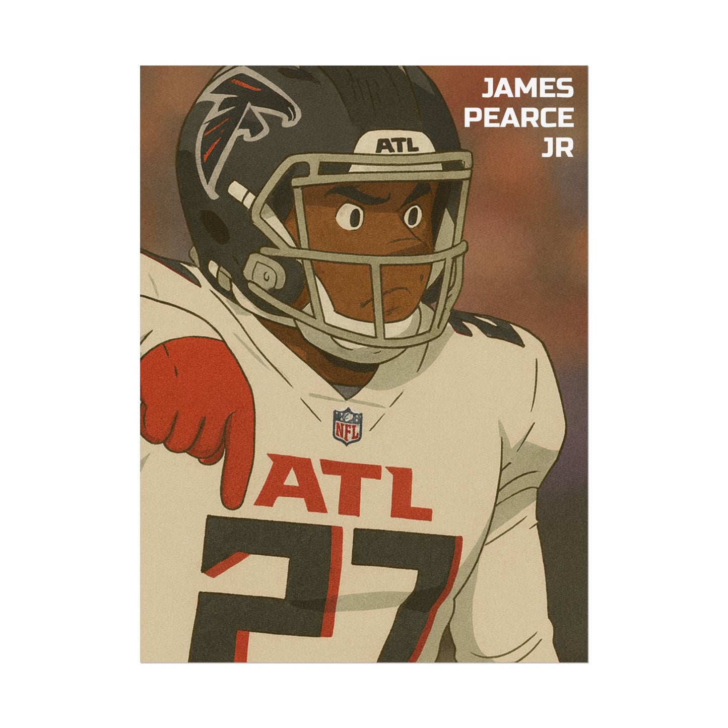 Loco Fits Anime Football 'James Pearce Jr' Poster