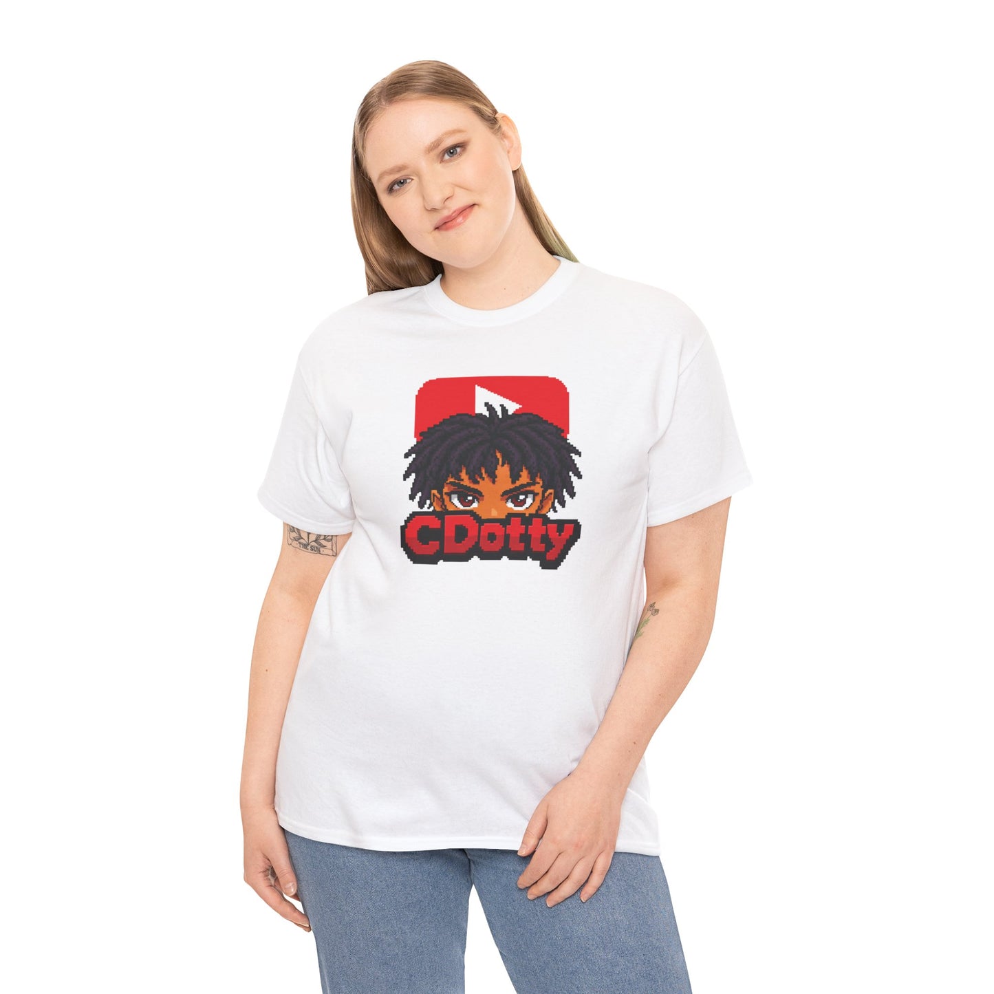 CDotty 64-Bit YouTube Unisex Heavy Cotton Tee