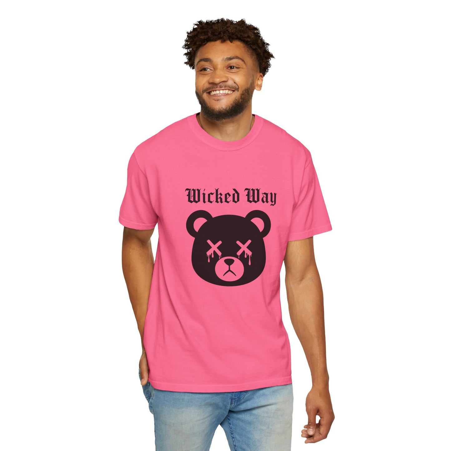 "Wicked Way" Dead Bear Head T-Shirt (Multi Color Options)