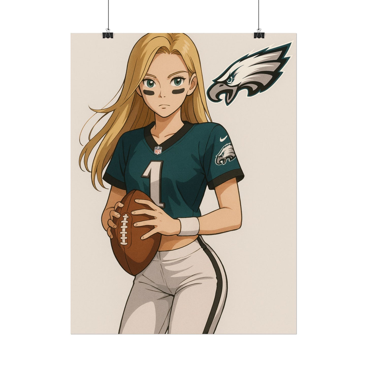 Loco Fits Anime Girls 'Eagles Girls 1' Poster