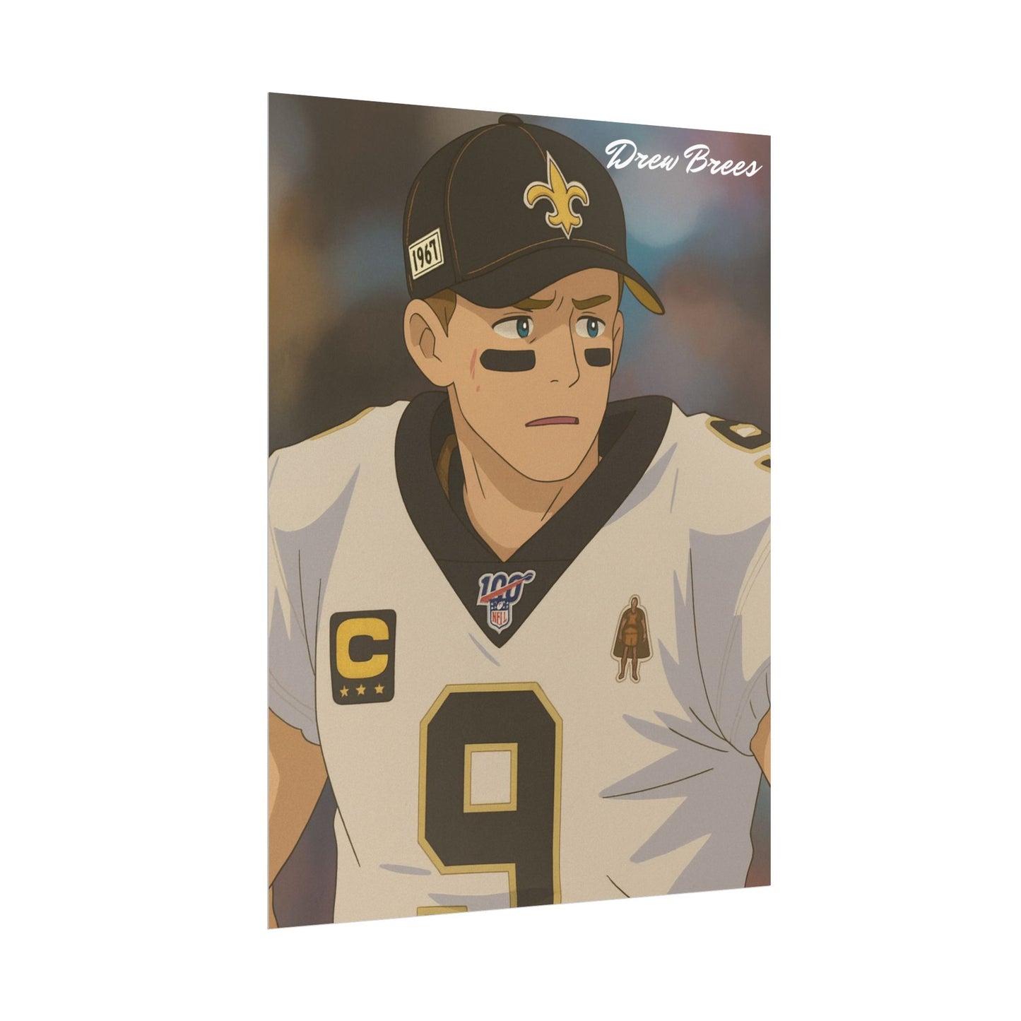 Loco Fits Anime Football 'Drew Brees' Poster