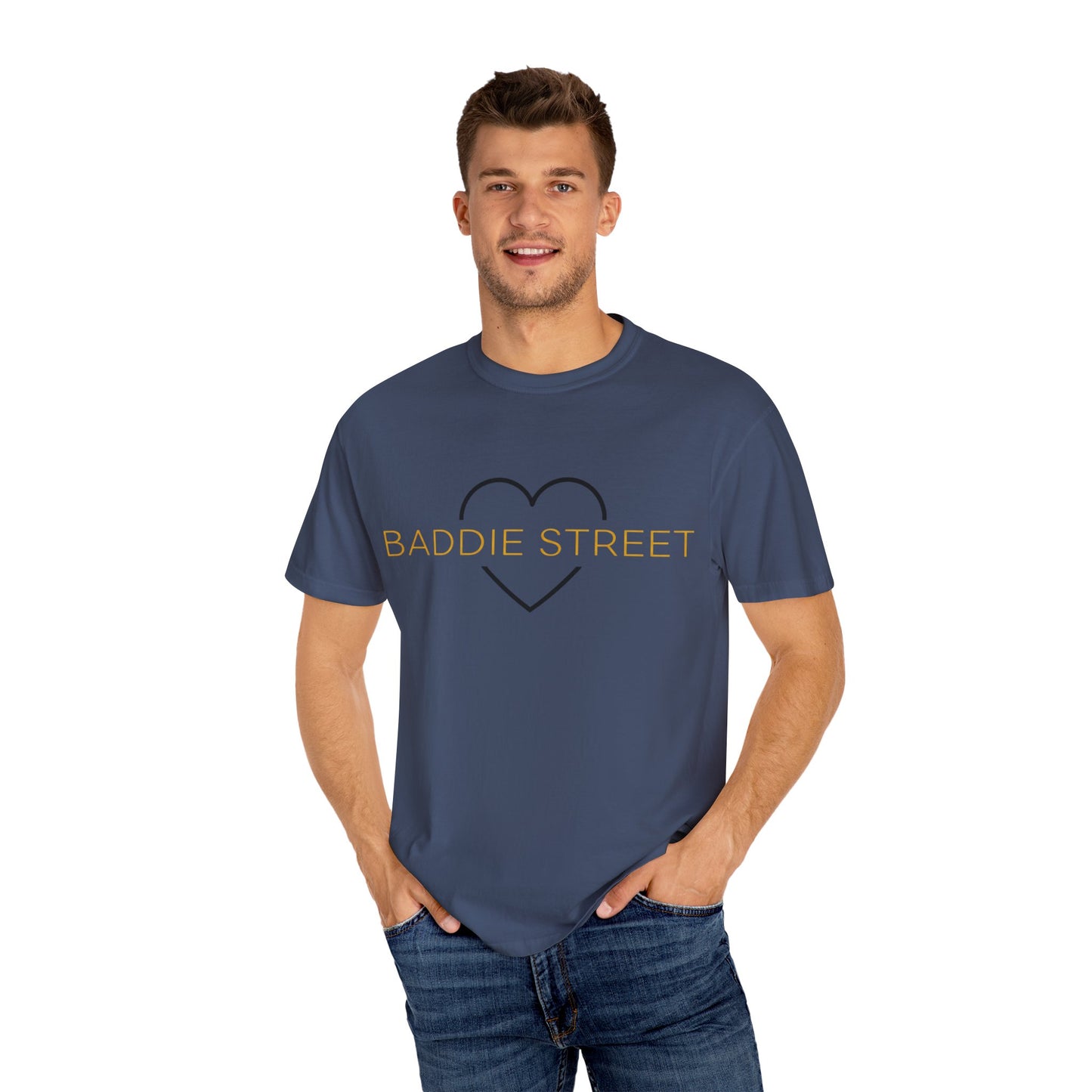 "Baddie Street" Classy Heart Gold Multi Color Option T-Shirt