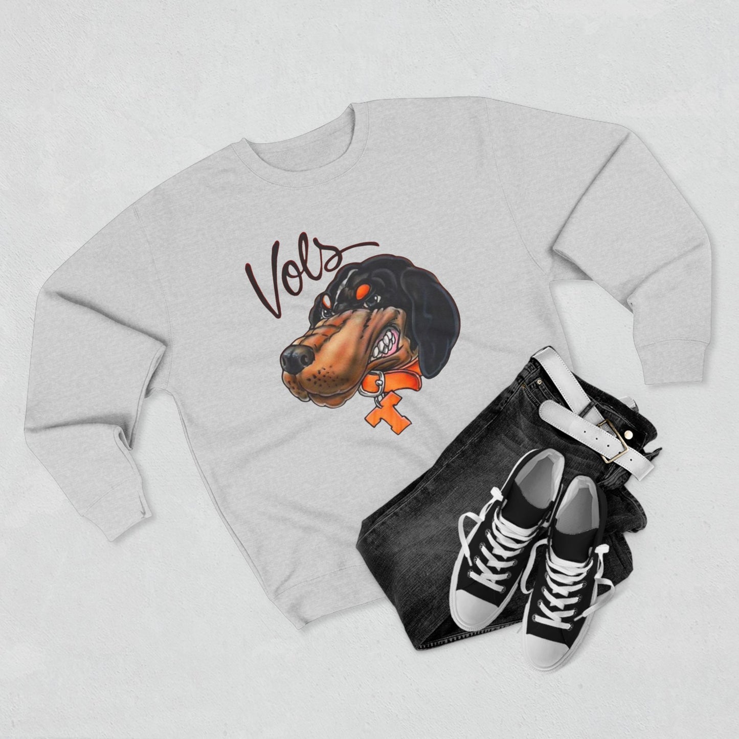 'Vols Hound' Cotton Crewneck Sweatshirt