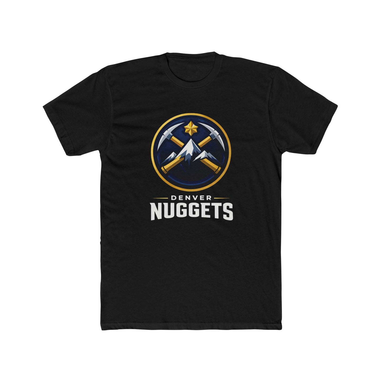 Loco Fits New "NBA Denver Nuggets Basketball Concept Logo" Cotton Crew Tee