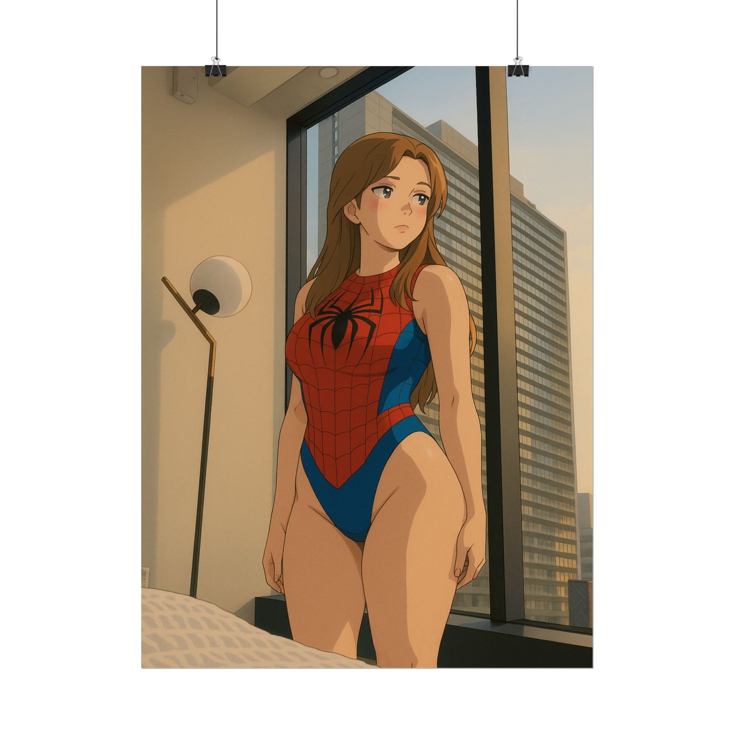 Loco Fits Anime Girls 'Cute Little Spider-Girl' Poster