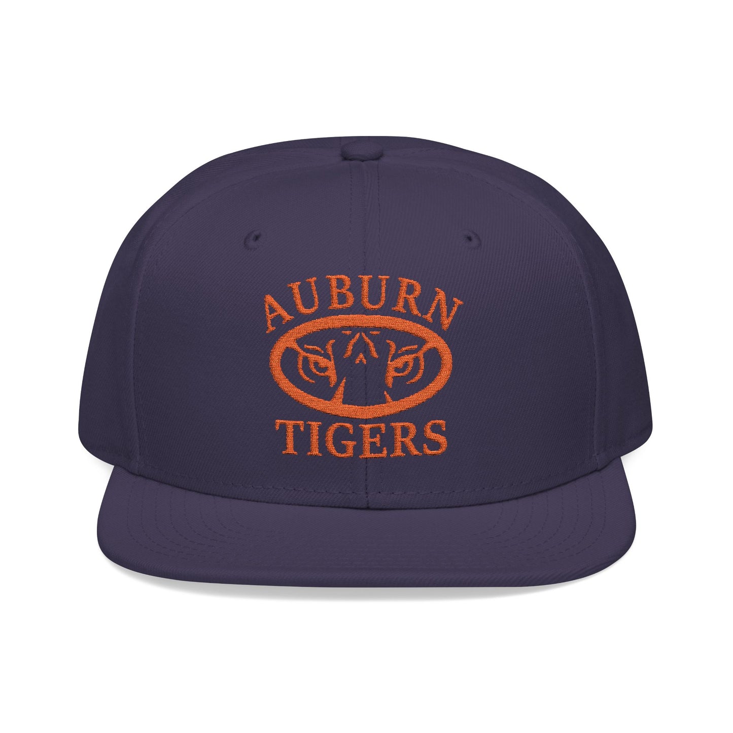 'Auburn Tiger Orange' Logo Snapback