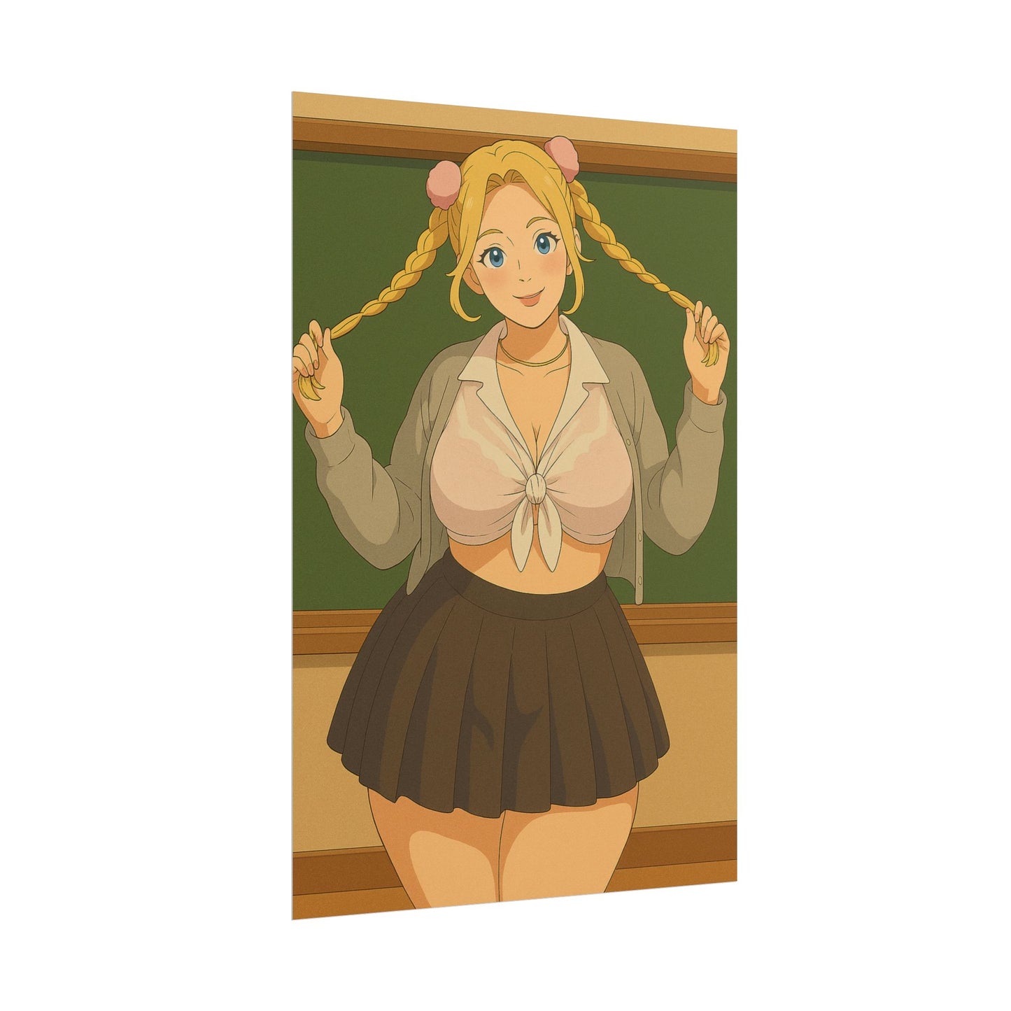 Loco Fits Anime Girls 'Seductive School Girl' Poster