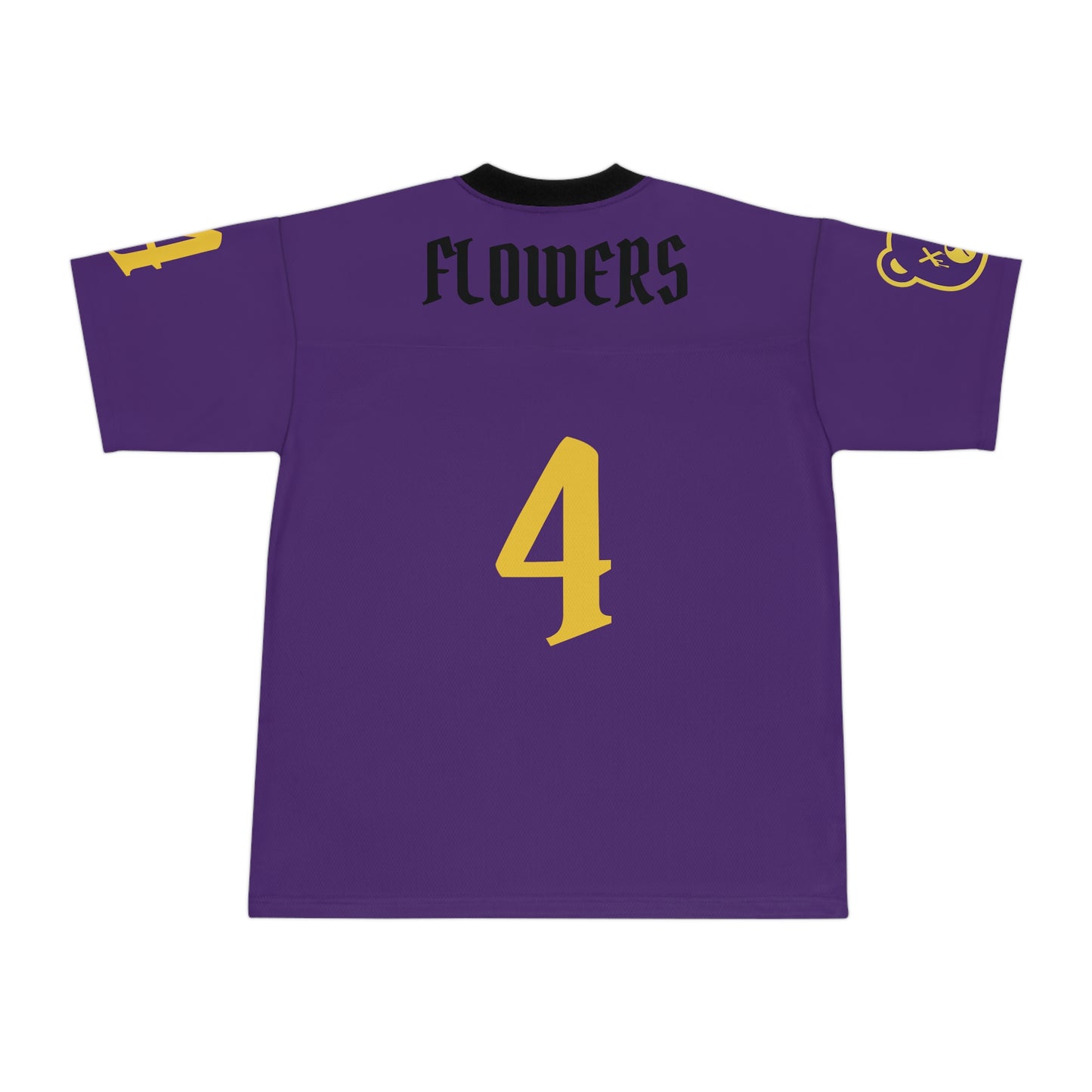 "Wicked Way" #4 Flowers Deady Bears Football Jersey