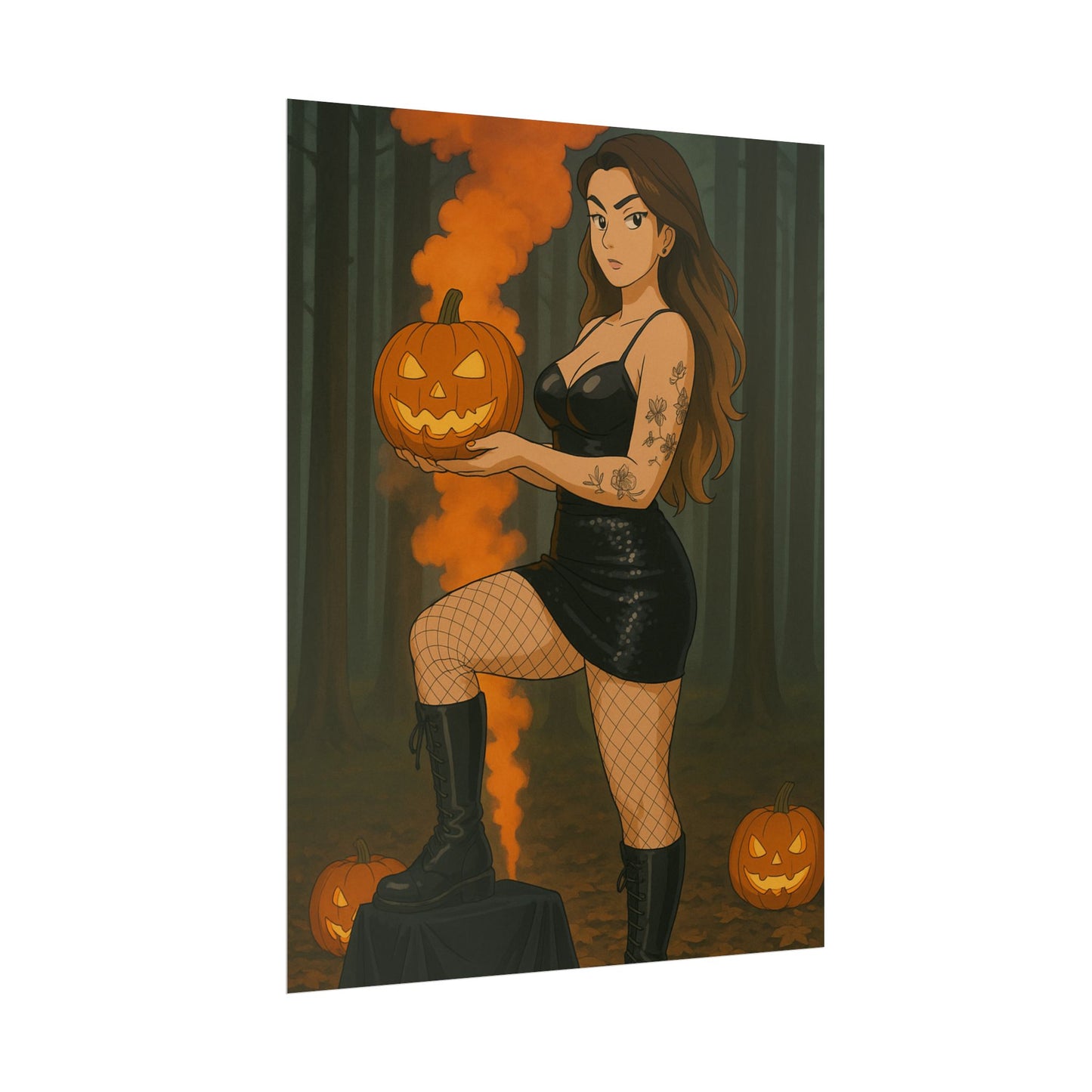 Loco Fits Anime Girls 'Spooky Season' Poster