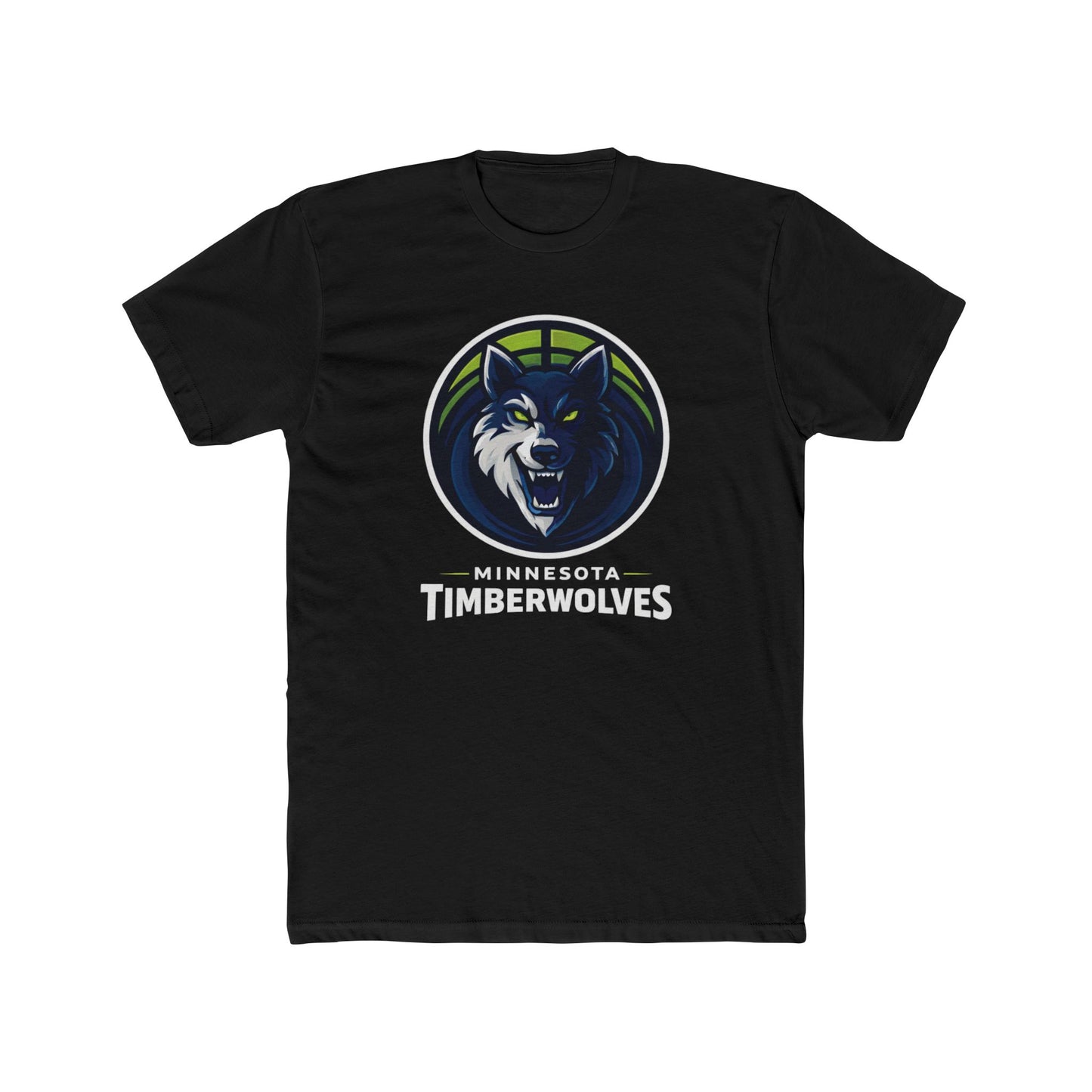 Loco Fits New "NBA Minnesota Timberwolves Basketball Concept Logo" Cotton Crew Tee