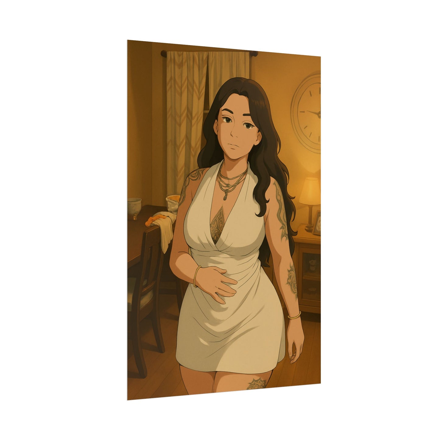 Loco Fits Anime Girls 'Lovely Dinner Date' Poster