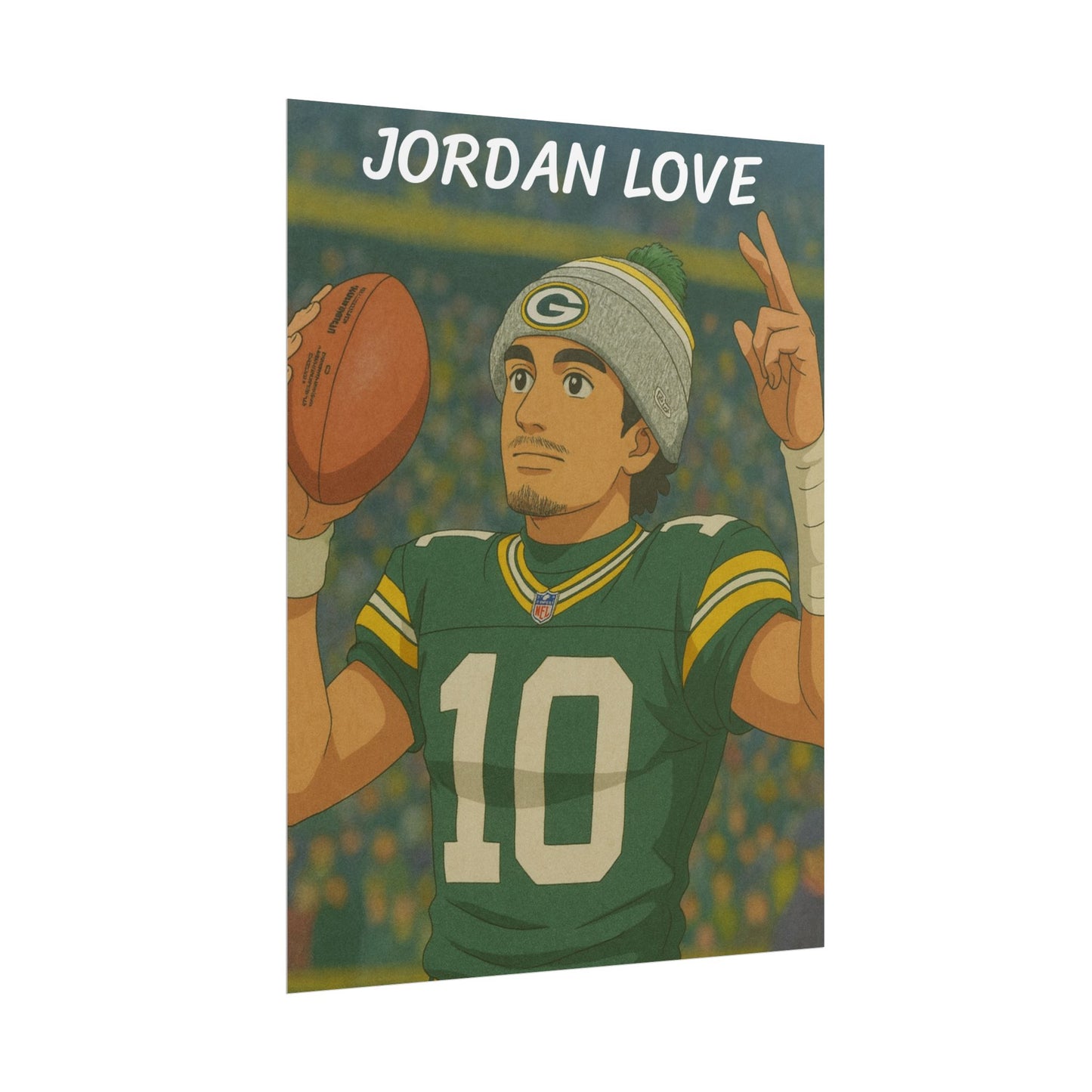 Loco Fits Anime Football 'Jordan Love' Poster V2