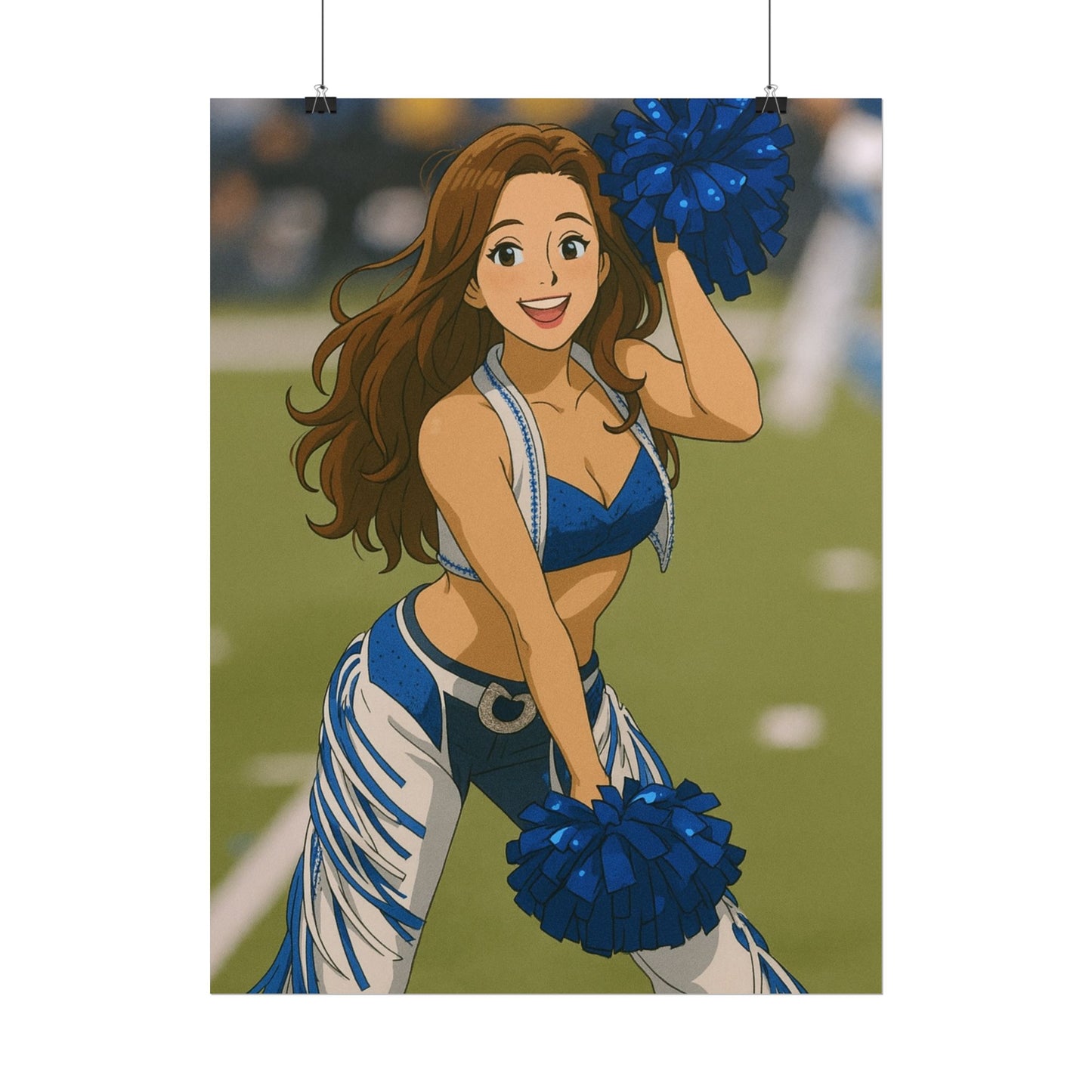 Loco Fits Anime Girls 'Colts Cheerleader On-Field 3' Poster