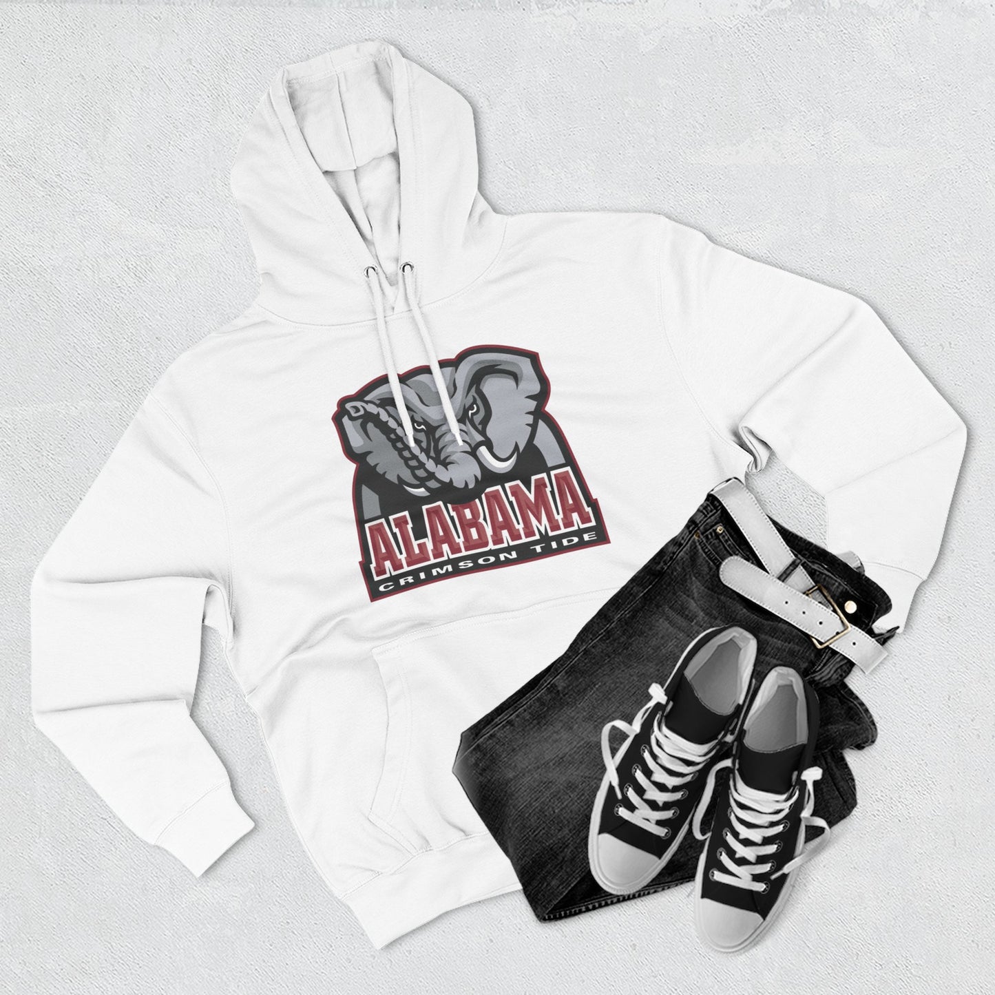 'Alabama Crimson Tide Big Al' Three-Panel Fleece Hoodie