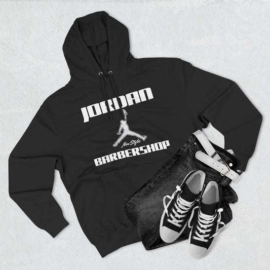 Jordan New Style Barbershop Fleece Hoodie (New White Font)
