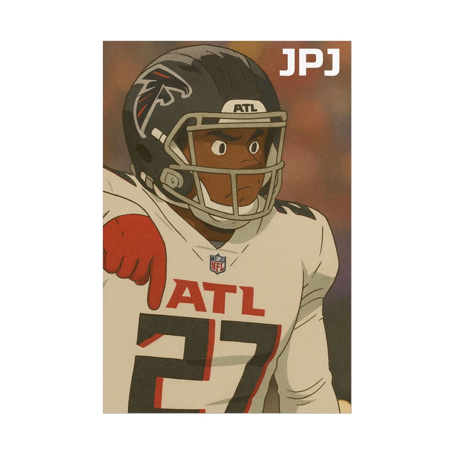 Loco Fits Anime Football 'JPJ' Poster