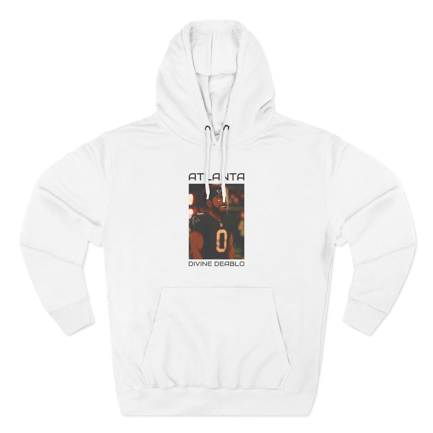 Anime Football 'Atlanta Divine Deablo' Three-Panel Fleece Hoodie