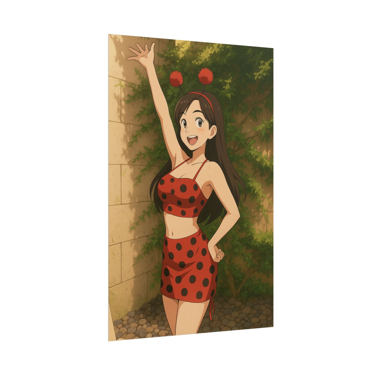 Loco Fits Anime Girls 'Lady Bug' Poster