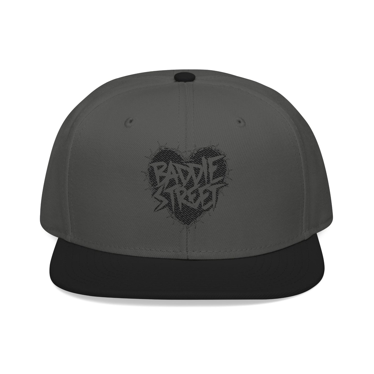 "Baddie Street" Barbed Wired Heart Logo Snapback Hat