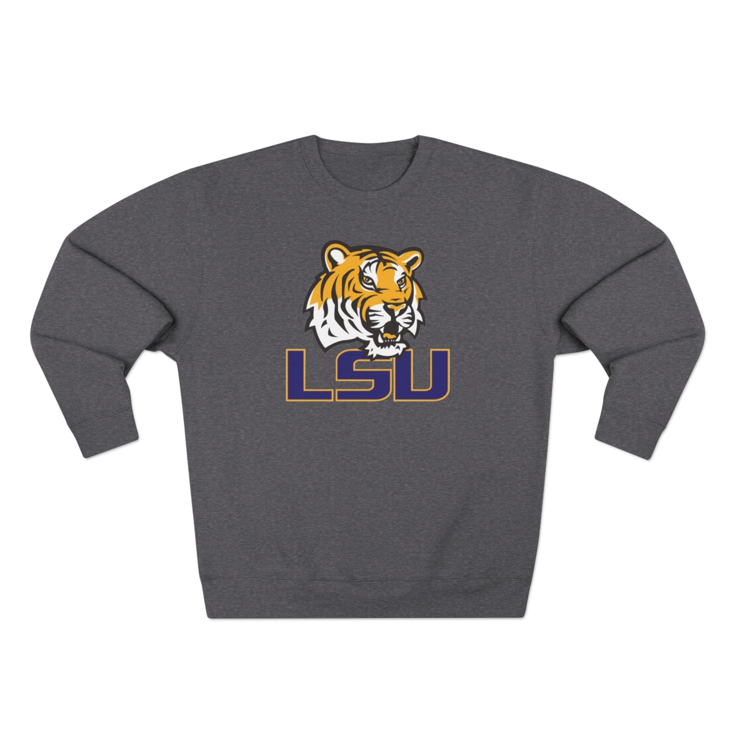 'LSU Tigers Head' Cotton Crewneck Sweatshirt