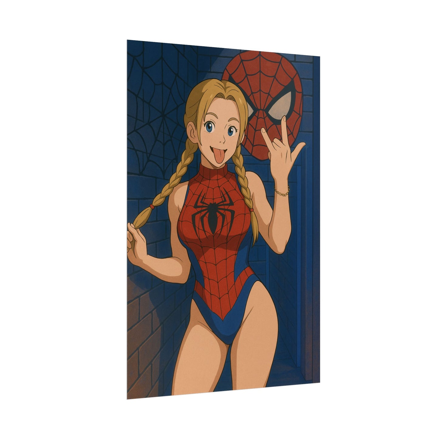 Loco Fits Anime Girls 'Spidey-Girl' Poster