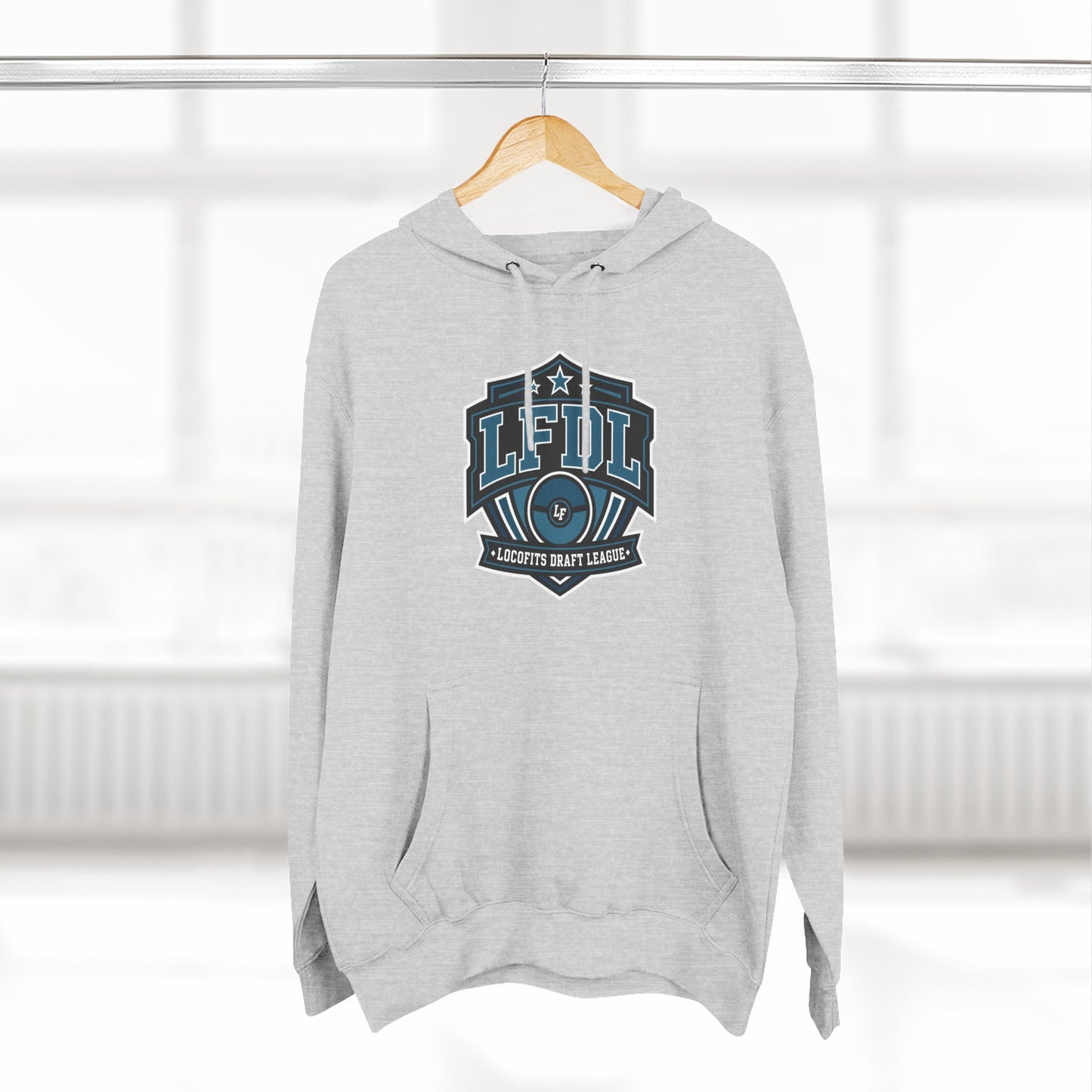LocoFits Draft League Sleeping Three-Panel Fleece Hoodie