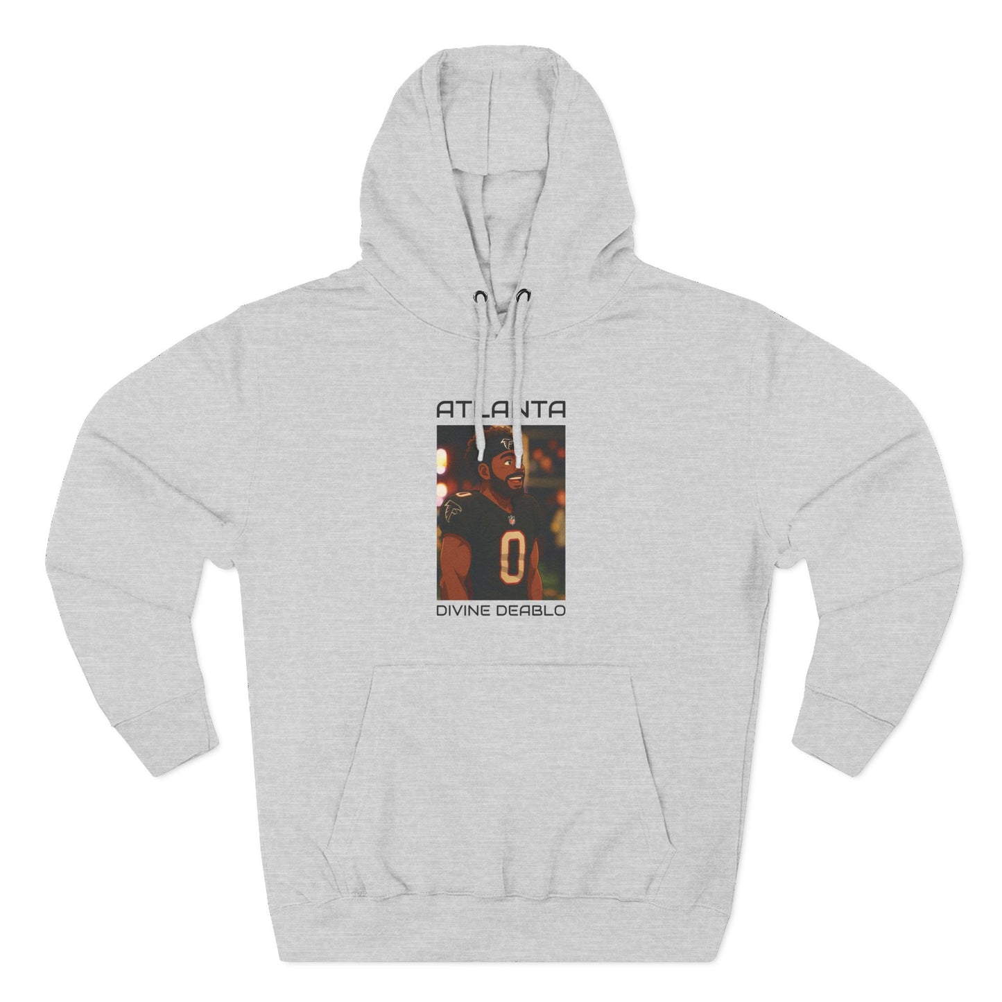 Anime Football 'Atlanta Divine Deablo' Three-Panel Fleece Hoodie