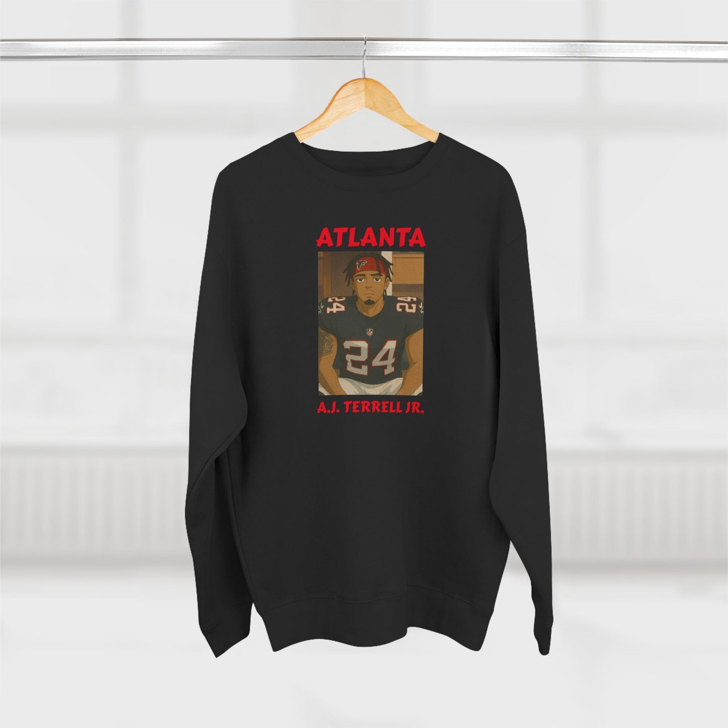 Anime Football 'Atlanta AJ Terrell Jr' Crewneck Sweatshirt