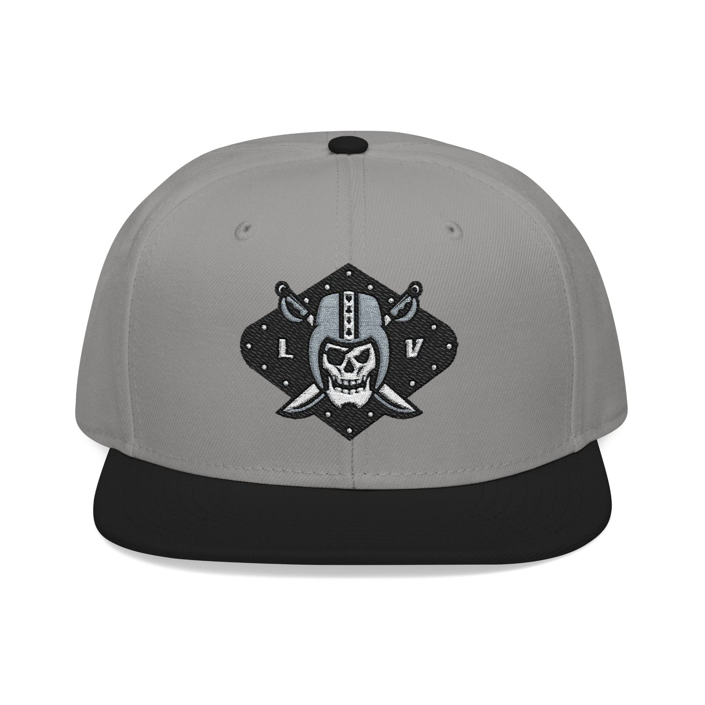 Loco Fits "NFL Las Vegas Raider Skull SIgn Concept Logo" Snapback (Embroidery)