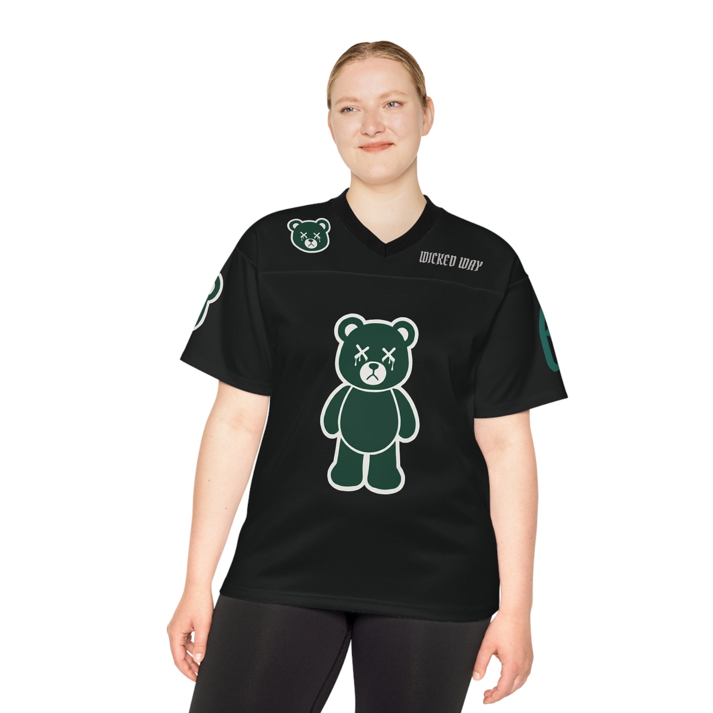 Copy of "Wicked Way" #11 Brown Deady Bears Football Jersey
