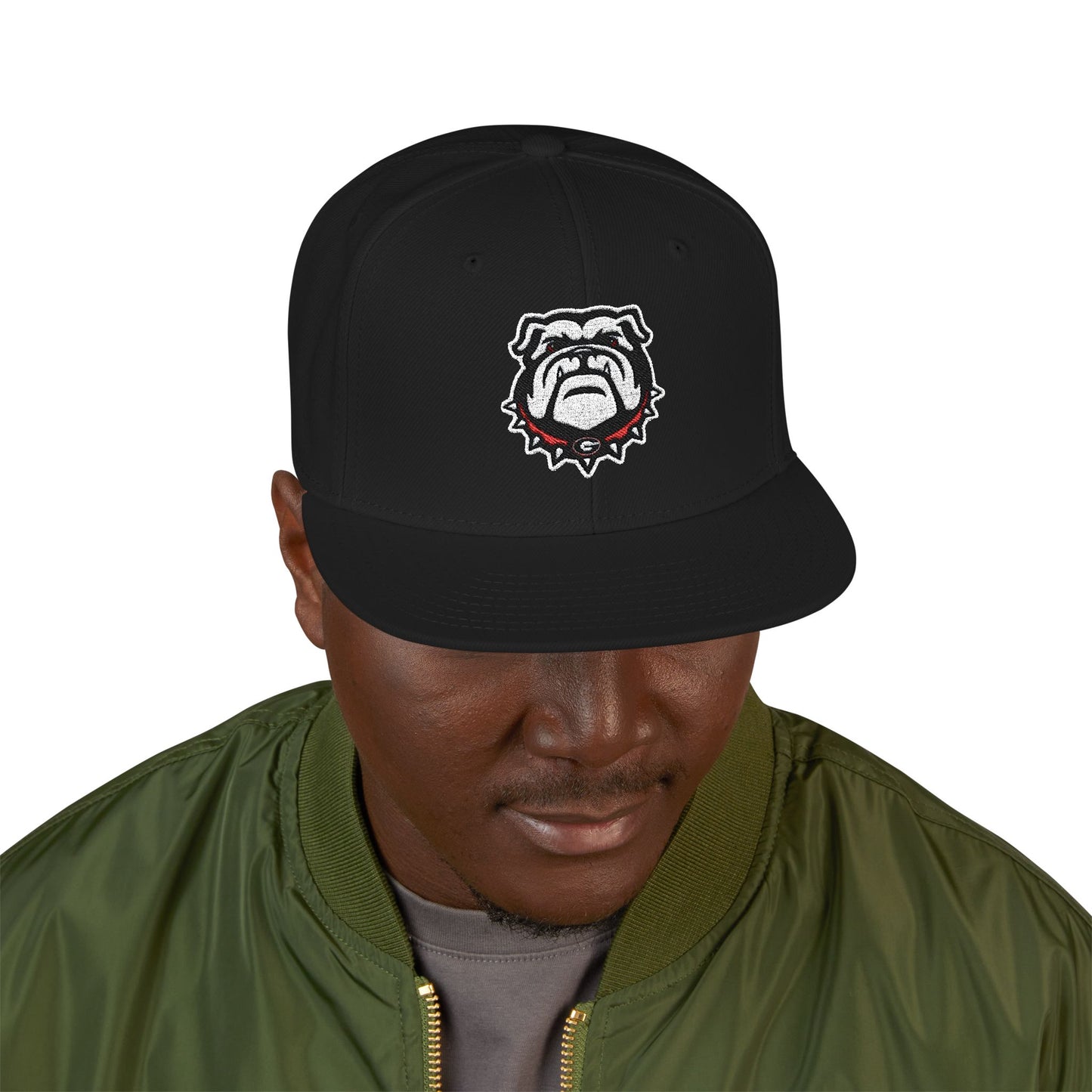 'Georgia Bulldog Head' Logo Snapback