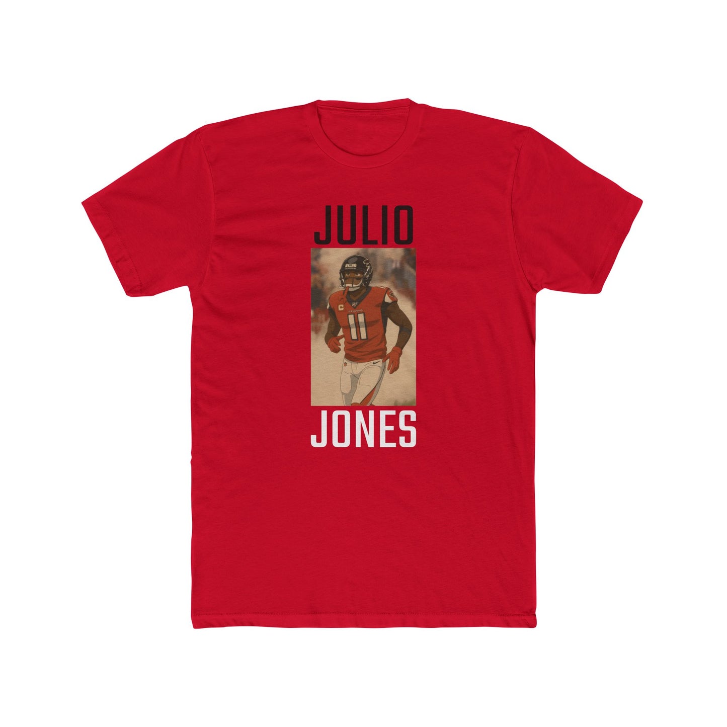 Anime Football 'Julio Jones' Cotton Crew Tee