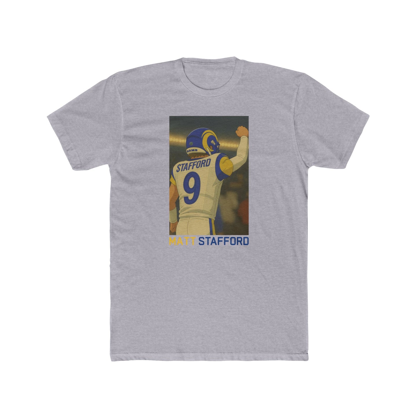 Anime Football 'Matt Stafford' Cotton Crew Tee