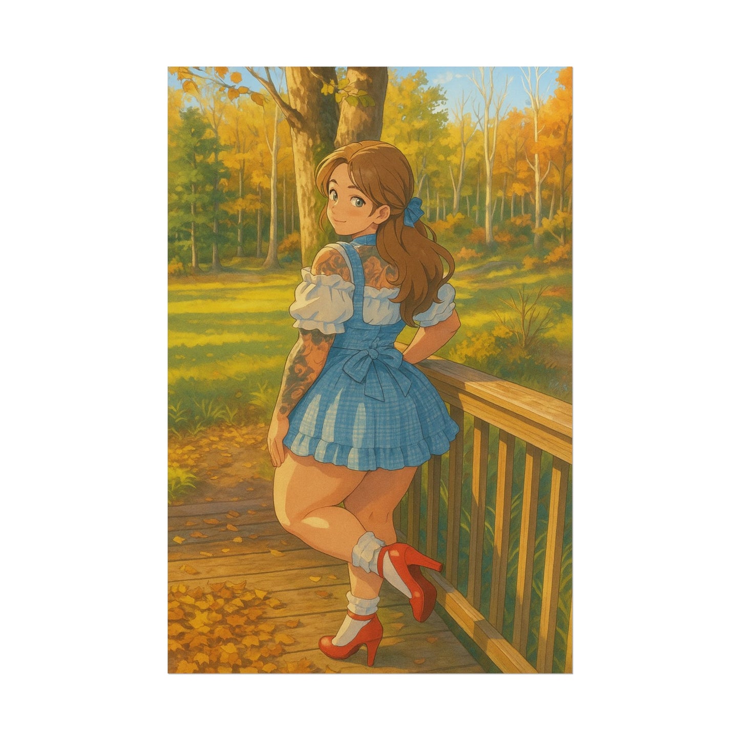 Loco Fits Anime Girls 'Oh My Dorothy' Poster