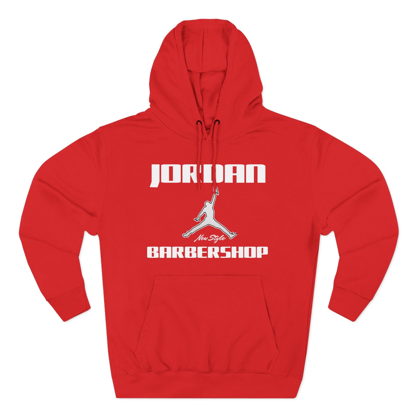 Jordan New Style Barbershop Fleece Hoodie (New White Font)