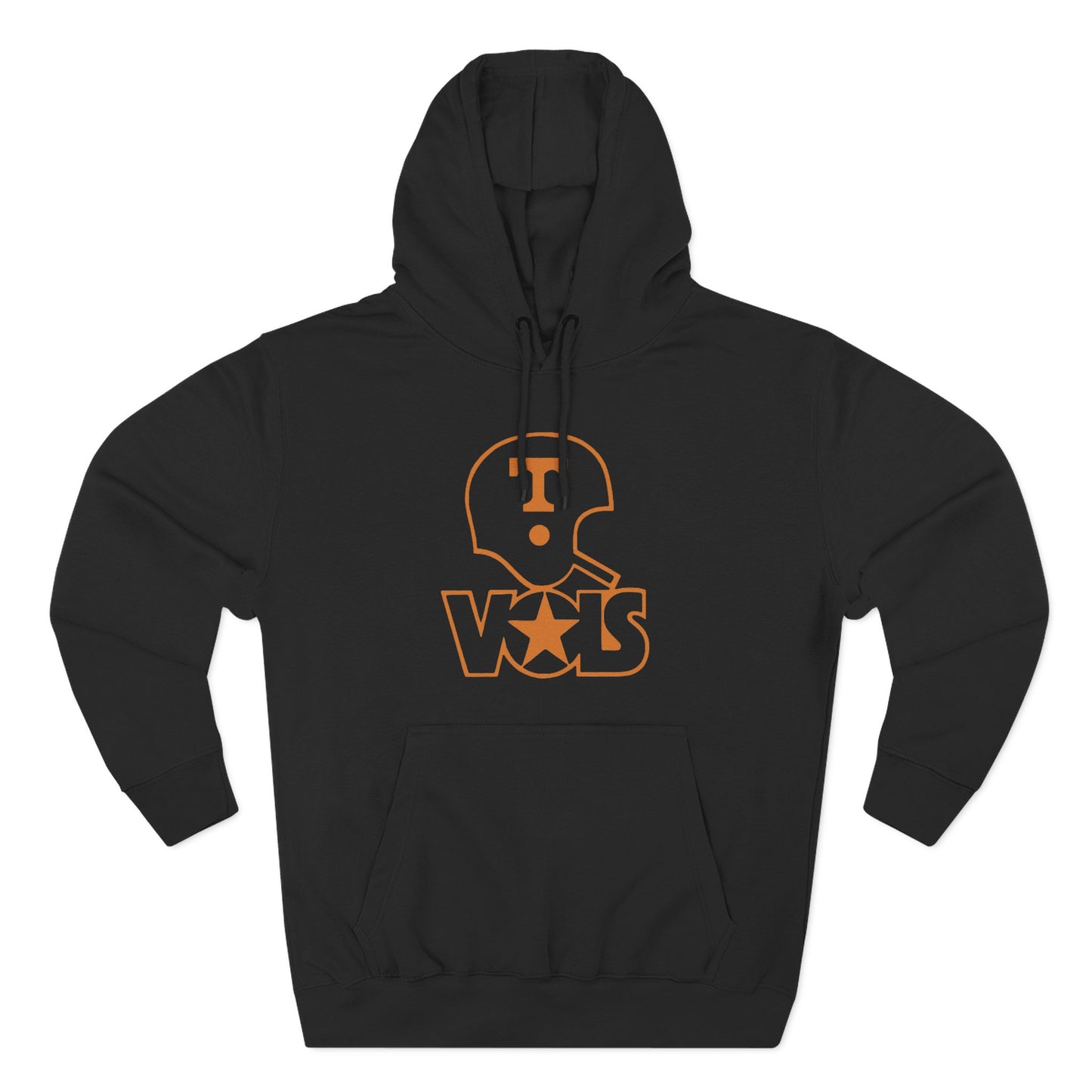 'Vols Football Helmet' Three-Panel Fleece Hoodie