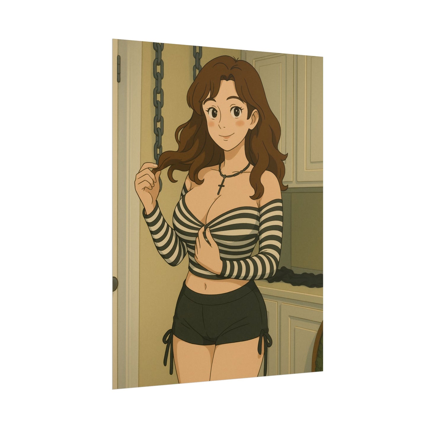 Loco Fits Anime Girls 'Fun Laundry Room' Poster