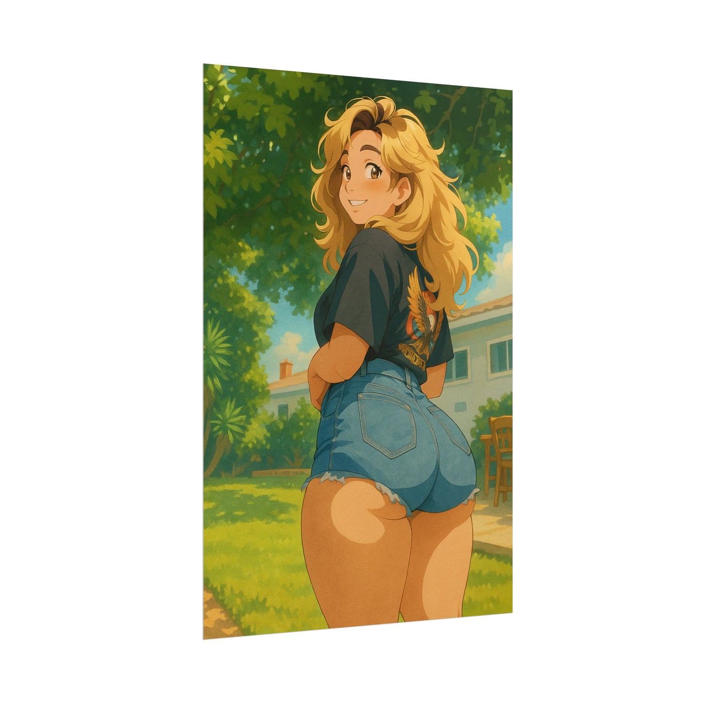 Loco Fits Anime Girls 'All American Florida Girl' Poster