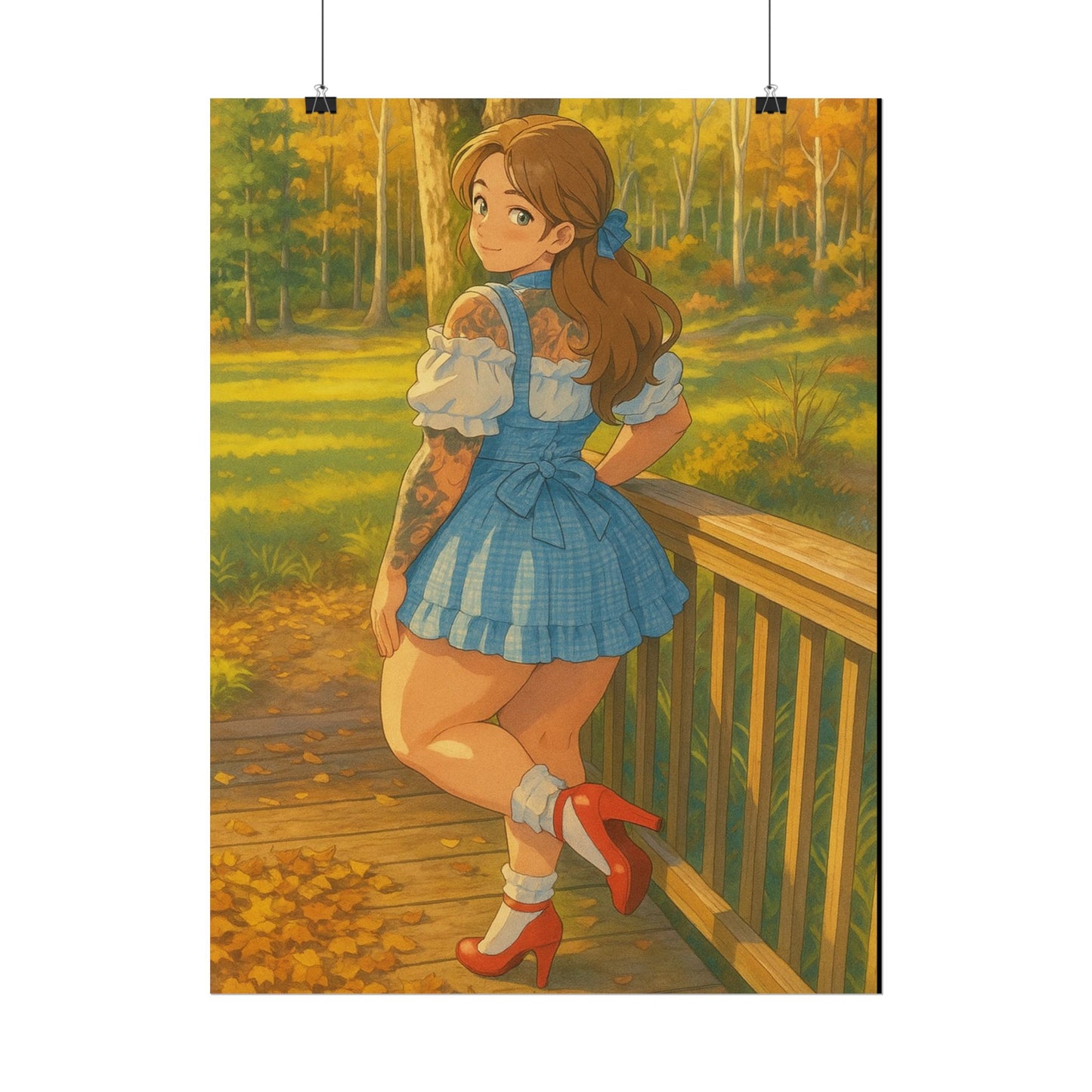 Loco Fits Anime Girls 'Oh My Dorothy' Poster