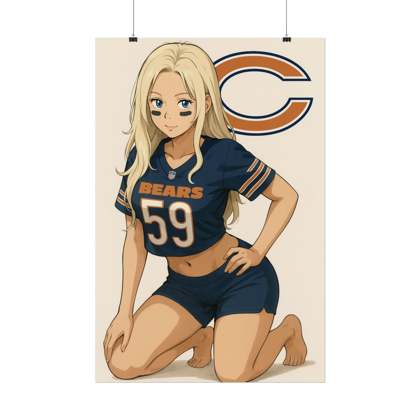 Loco Fits Anime Girls 'Bears Girl 3' Poster