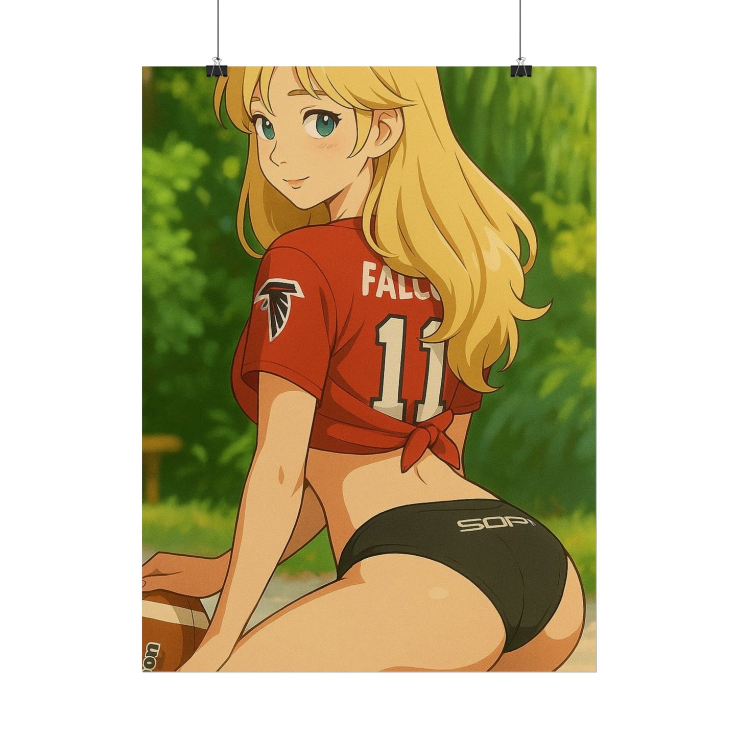 Loco Fits Anime Girls 'Falcons Girl Swimsuit 1' Poster