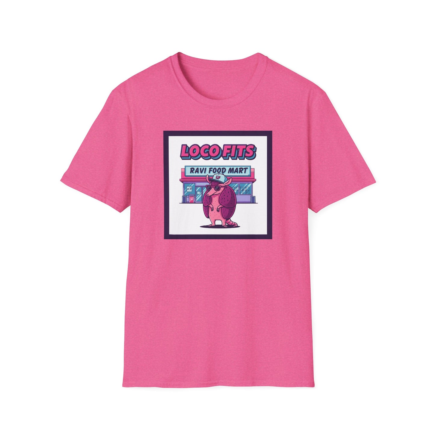 Loco Fits Ravi Food Mart Armadillo Graphic Tshirt