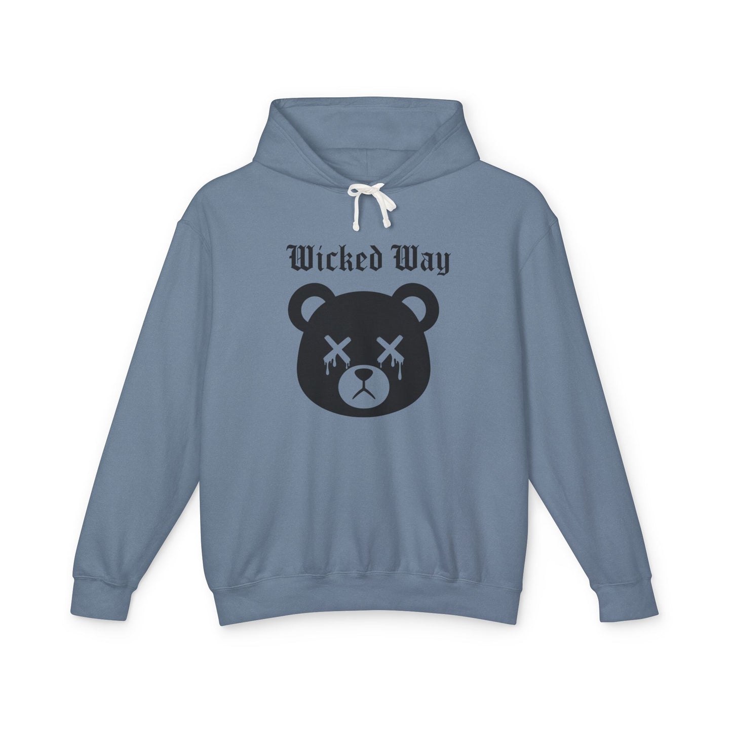 "Wicked Way" Deady Bear Head Graphic Hoodie
