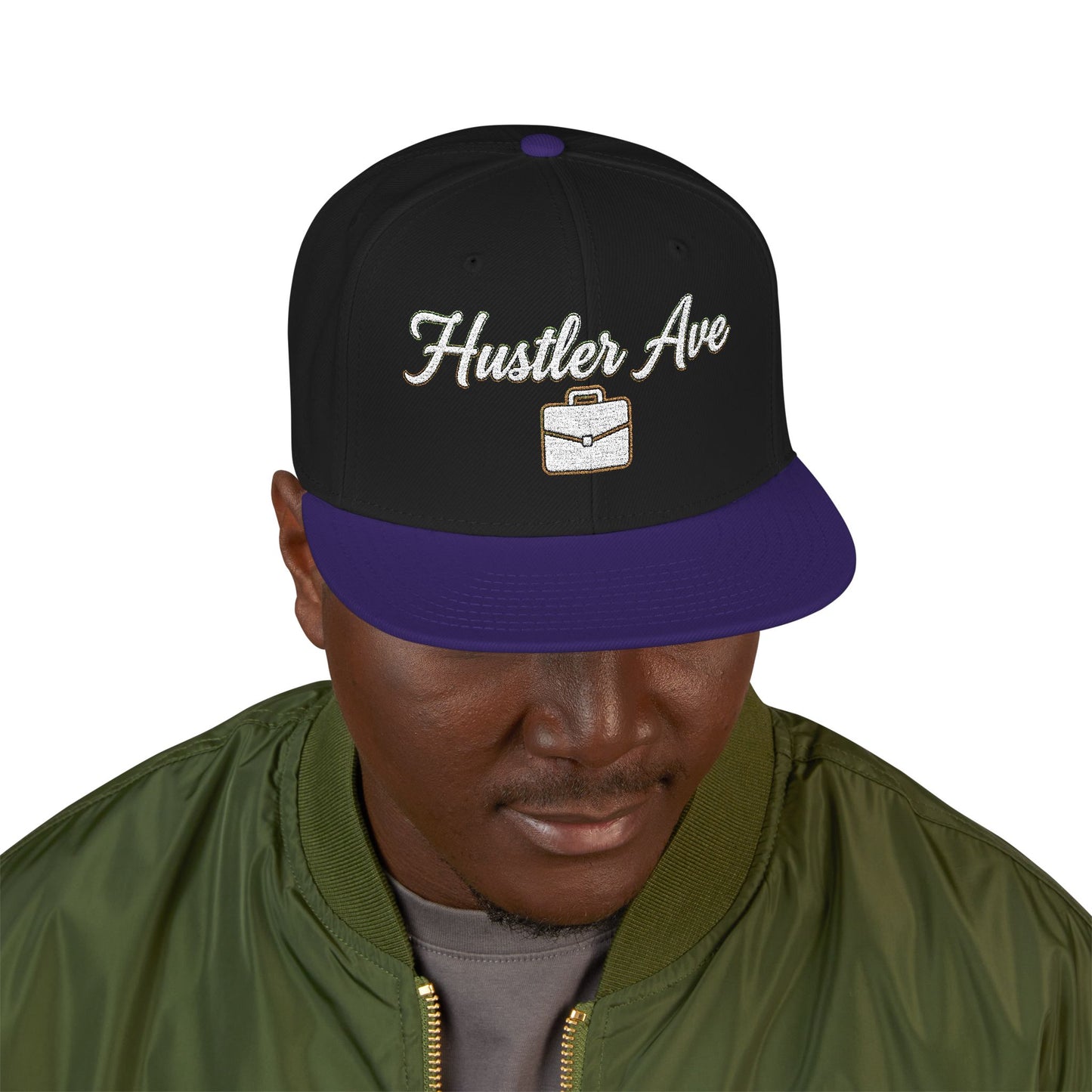 Base "Hustler Ave" All Business Briefcase Snapback