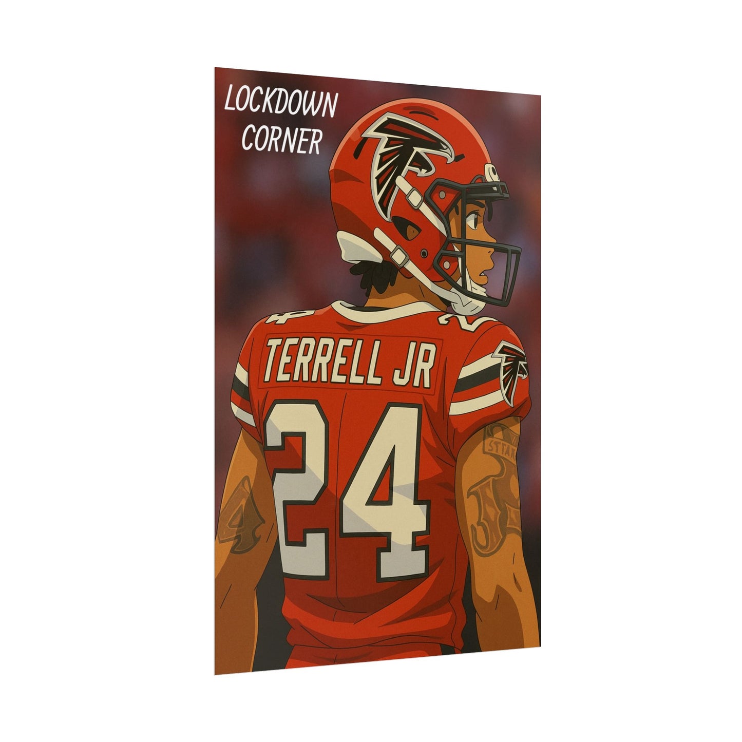 Loco Fits Anime Football 'Lockdown Corner' Poster