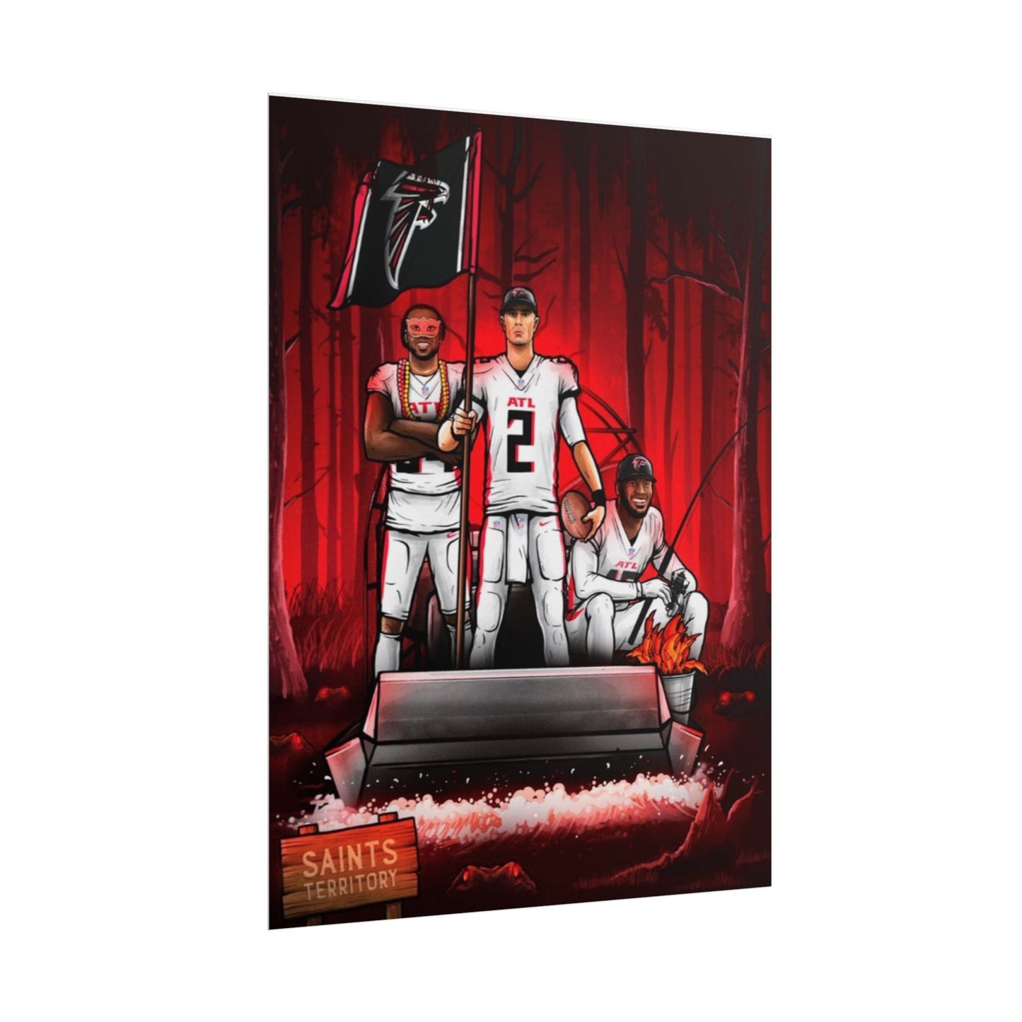 Loco Fits Dirty Birds 'Take Over Saints Territory' Poster