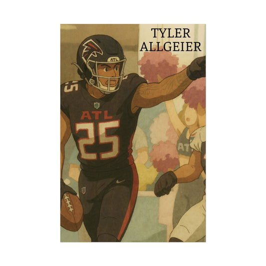 Loco Fits Anime Football 'Tyler Allgeier' Poster